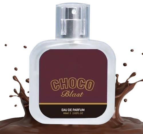 Cioccolato Muschio Profumo - 60ml Eau de Perfume Spray per Uomini e Donne | Lunga Durata Fava Cacao Colonia | Unisex Naturale Feromoni Fragranza Vaporizzatore Corpo Sentore Viaggio & Uso Quotidiano
