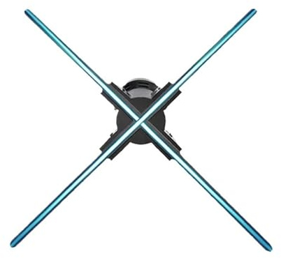 Proiettore pubblicitario a LED con ventola olografica 3D da 16,5 pollici for dispositivo di segnaletica digitale montato a parete Nessun ritardo(16.5Inch 224P)