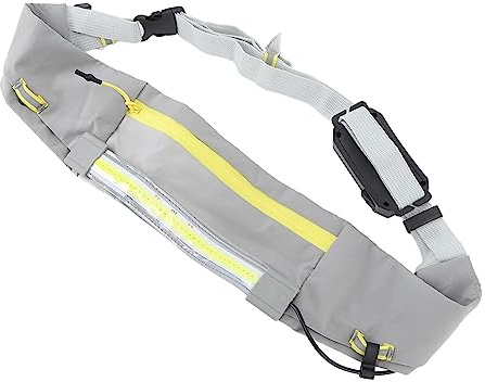 Picysa Sac Banane de Sport Imperméable et Léger avec éclairage pour Les Amateurs de Course de Nuit, Matériau Durable, Grande capacité, Portefeuille Banane Portable