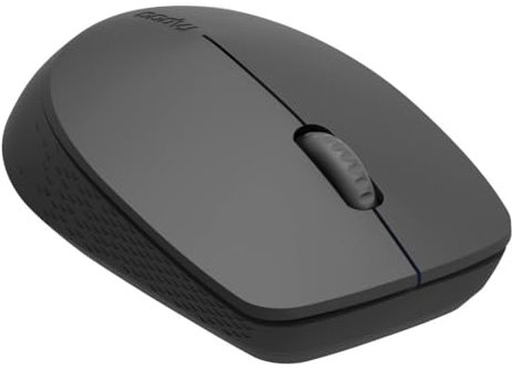 Rapoo Souris optique sans fil Multi-Mode silencieuse M100 (bluetooth, souris d'ordinateur, design, avec boutons et molette de défilement) Gris foncé