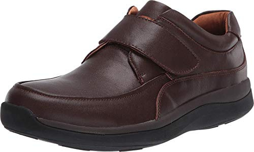 Propét Men's Parker Oxford Strap Shoe, Brown, 15 XX-Wide