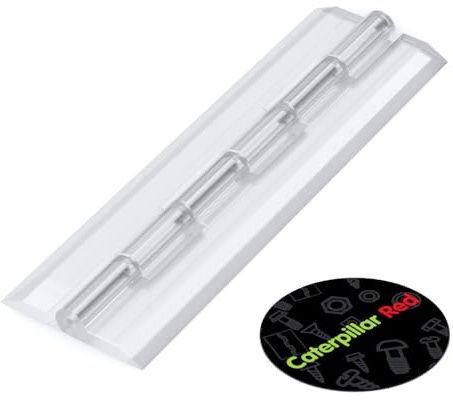 5 x Acryl-Scharnier 150mm DURCHSICHTIG Scharniere, Beständige Acryl, Klavierbänder, Acrylkunststoff, kontinuierlich, Scharnier,