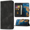 Bear Village Cover per Xiaomi Redmi 9, Flip Custodia in PU Pelle con Slot per Schede, Magnetica Antiurto Protettiva Cover per Xiaomi Redmi 9, Nero