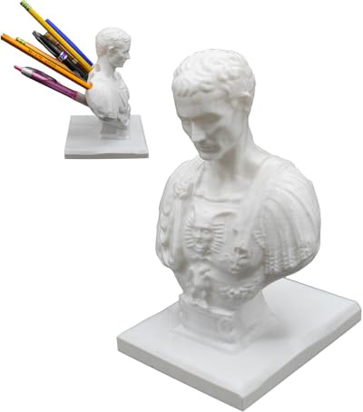 Stiftehalter, Schreibtisch-Halter, Julius Caesar, Schreibtisch-Halter, kreativer Stifthalter für Schreibtisch, Tisch, Dekoration D
