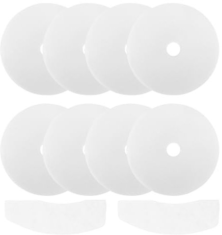 Buaak 10 Pieces Tumble Dryer Filter Compatible with Bush DHB7VTDW DHB7VTDB TD3CNBW Air Intake, 8 Cloth Dryer Exhaust with 2 Air Intake Filters Replacement, 227 * 33mm Tumble Dryer Lint Filter
