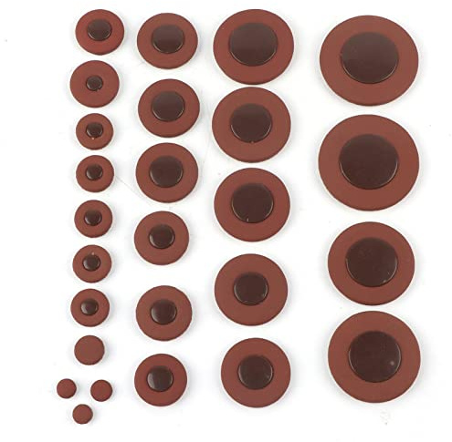 Saxophon-Saxophon-Pads für Tenor, 12 x 8 x 3, 26 Stück, verschiedene Größen, Ersatz-Set für Altsaxophon