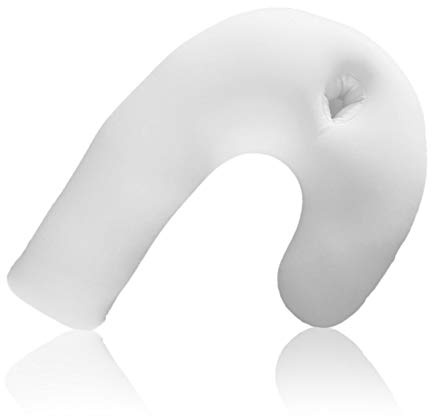 Almohada corporal en forma de U, almohada optimista para de lado, almohada antironquidos de viaje, almohada lateral para reposacabezas de columna vertebral, almohadas de embarazo de tela
