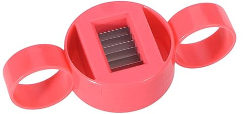Cabilock Affettatrice per Fagioli 2 Pezzi Affettatrice per Fagioli Gadget da Cucina Taglierina per Fagioli in Plastica Design Compatto per