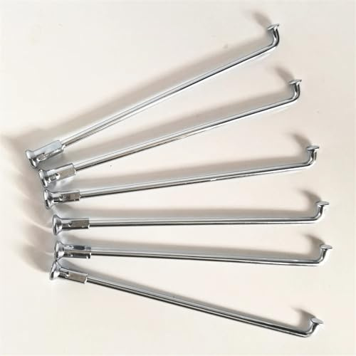 GBWCNG 8G 36 Stück Offroad-Motorrad-/Elektrofahrrad-Speichen, Durchmesser 4,0 mm, J-Biegung, Motorrad, 45#Stahlspeiche für Fahrradzubehör (4,0 x 165 mm, Silber)
