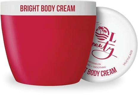 Sol Beauty Watermelon Moisturising Body Cream Brightening Smoothing 220ml | Brightening and Smoothing Vegan Friendly Body Cream. Hydrates and Softens Skin for a Healthy Radiant Glow. Cruelty Free.