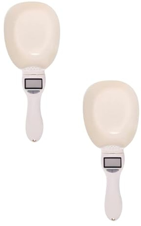 Digital Measuring Spoon Scale - Electronic Weighing Spoon with LCD Screen Electric Measuring Spoon for Cooking Baking Pet Food (A-2PC)