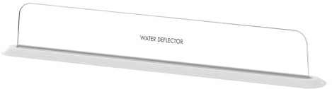 Generico Paraspruzzi per Lavello da Cucina - Antiscivolo con Ventose per Bagno - Paraspruzzi per Area Cucina,per, Lavaggio Stoviglie, Bagno, Doccia, Vasca, Camper, Casa, Lavabo