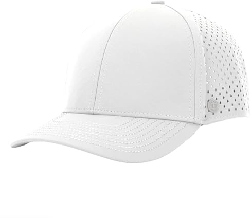 ANKOR Performance Hat - Water Resistant UPF 50 Lightweight Men’s Baseball Cap | Men’s Hat for Workout, Outdoor, Beach, Sports (White)