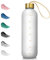 Opard Trinkflasche, 1L/800ml Wasserflasche, Auslaufsichere Water Bottle, BPA Frei Sportflasche Zeitmarkierung Wasser Flasche (800ml - Weiß, 800ml)