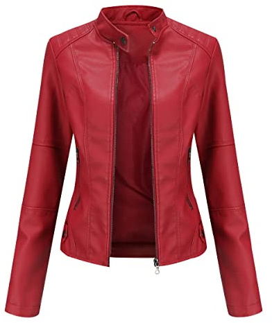 Giacca Similpelle Donna Giubbotto Ecopelle Giubbino Ecopelle Donna Giacca Biker Jacket Donna Giubbotto Similpelle Faux Leather Jacket Donna Giacche Ecopelle Giacca Bikers Finta Pelle Donna Curvy