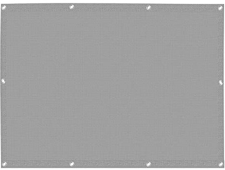Terrassendach Sichtschutz Garten 3 x 7 m atmungsaktiv Sonnenschutz Schattiernetz Schattierungsnetz Garten 1 × 5 m Seile für Balkon Terrasse Garten, Grau