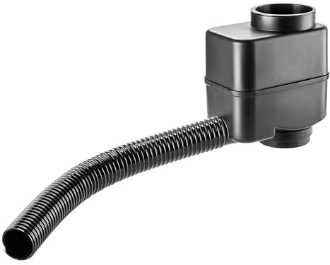 KADAX Raccolta dell'acqua piovana per giardino, serbatoio dell'acqua piovana per un montaggio facile e veloce, serbatoio dell'acqua piovana, borseggiatore in plastica (nero)