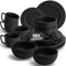 MIAMIO - 16-pc Dinnerware Set/Modern Ceramic Tableware/Dinnerware/Set for 4 Persons - Oasis Collection