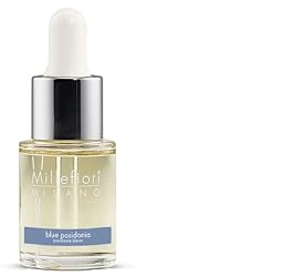 Millefiori Milano – Fragranza Idrosolubile Blue Posidonia per Diffusore a Ultrasuoni Hydro – Profumo Ambiente con Pipetta Dosatrice, Ideale per Diffusori Hydro