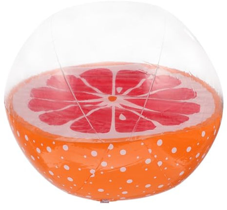 Toyvian Fruits De Ballon De Plage Jouets De Piscine Gonflables Orange Mini Ballon De Plage pour L'été en Plein Air Sports De Plage Jouets De Natation Jeux d'eau Enfants Décorations De