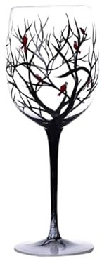 Bicchieri da vino dipinti a mano, decorazione per bicchieri da vino