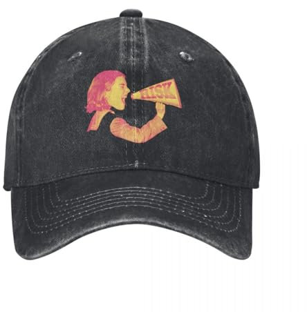 DTDSWNCD Classic Gracie Abrams Risk Vintage Worn Yellow and Pink Megaphone Running Outdoor Baseball Caps Cold