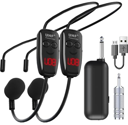 Casque de fitness - microphone, monté sur la tête | Microphone tête sans fil portable - Microphone, microphone tête sans fil, rechargeable, pour présentations