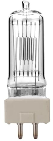 Wtuhanbi Bing 230V 500W GY9.5 Halogen Bulb for Stage Lighting - Ceramic Head Tungsten Filament Lamp