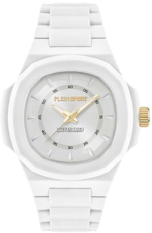 Plein Sport Orologio analogico al quarzo Viper Edition I bianco PSOGA0325 silicone