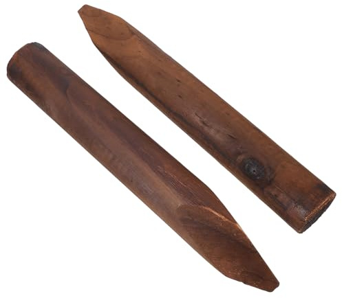 SEWOART 2 Pezzi Recinzione in Legno Trattato per Bordure Aiuole Giardino e Decorazioni Esterne Robusti per Prato Terrazze e Aree Picnic