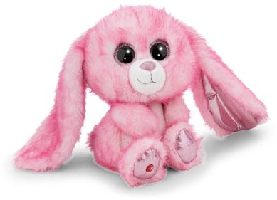 Kuscheltier GLUBSCHIS Hase Flommi-Fun 25cm - pink - Stofftier aus weichem Plüsch, niedliches Plüschtier zum Kuscheln und Spielen, für Kinder & Erwachsene, tolle Geschenkidee | 63038