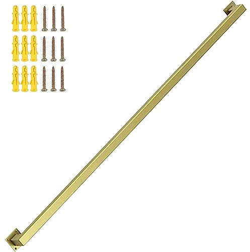 Inomhus och utomhus trappa il | halkskydd väggmonterad guld galvaniserat räcke | med metallskruvar 30 cm - 600 cm justerbar längd