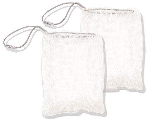 ASAVO 2 x Seifensäckchen, Seifennetz, Seifenbeutel, handmade in D, BPA-frei