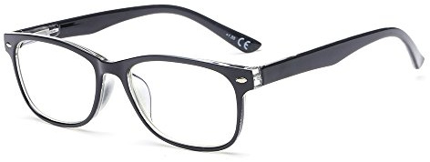 Suertree Anti-blaue Lesebrillen Sehhilfe Augenoptik Feder Scharnier Brille Lesehilfe für Damen Herren von 1.5x BM161
