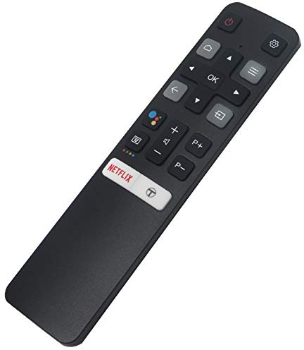 VINABTY AD RC802V FUR4 Télécommande de Remplacement Compatible avec TCL TV P8M P715 P615 Serie 43P615 43P715 32S615