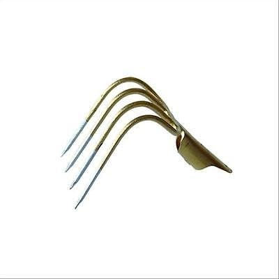 La zappa Forca in acciaio temperato per coltivazioni ed allevamenti con denti affilati (4 Denti curvi)
