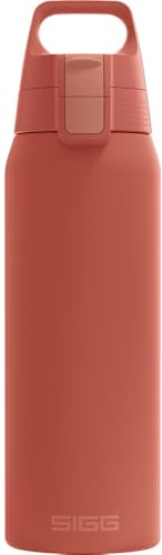 Sigg - Isolierte Trinkflasche - Thermosflasche Shield Therm One - Kohlensäurehaltige Getränke - Auslaufsicher - Spülmaschinenfest - BPA-frei - 90% recycelter Edelstahl - 0,5L, 0,75L & 1L