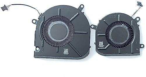 Fleshy Leaf Replacement CPU+GPU Cooling Fan for HP Envy X360 15M-EU 15M-ES 15T-ES 15Z-EU 15-EU TPN-W149 TPN-W150 DC5V Series EG50040S1-1C400-S9A EG50040S1-1C410-S9A M45465-001 M45466-001