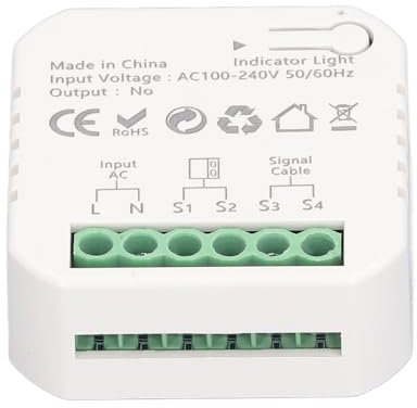 100–240 V Garagen-Controller-Set, Intelligenter Garagentoröffner, Fernbedienung, Sprachsteuerung, WLAN, Garagentor-Steuerungs-Set, Echtzeit-Überwachung, Zeiteinstellungsfunktion