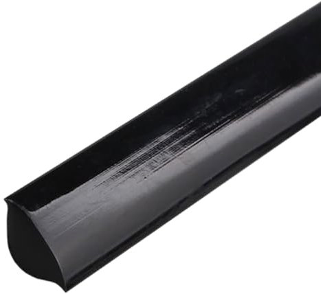 COYOUCO Cinta adhesiva flexible para calafatear, pelar y pegar molduras para esquinas de fregaderos, encimeras de cocina, baños, zócalos - Recorte adhesivo de 8 mm por 5 m,Negro