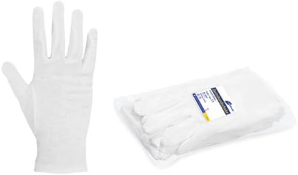 Meditrade Unterzieh-Zwirnhandschuhe aus Baumwolle - 10 Paar | Packung (10 Stück)