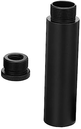Abaodam 3pcs Mic Stand Extension Tube Aluminum Alloy for Shock-mount Microphone Accessory Extension Pole for Boom Arm Mic Stand