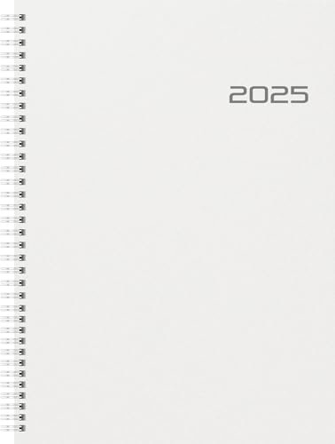 BRUNNEN Buchkalender Mod. 781 2025 | A4, Kunststoff, transparent