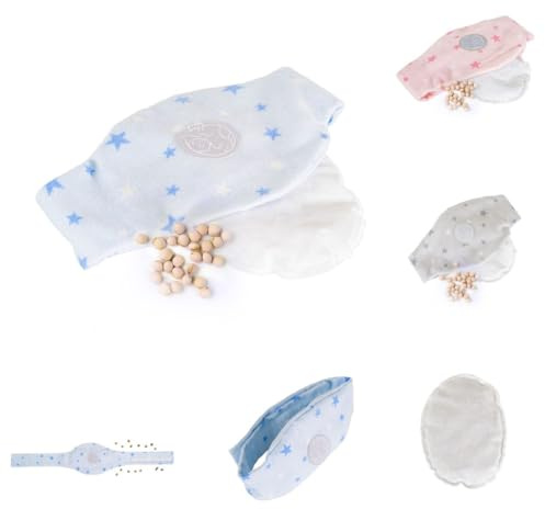 Moni Baby Anti-Kolik-Gürtel, Kirschkernkissen, Wärmekissen, Thermo-Gürtel, Farben:blau