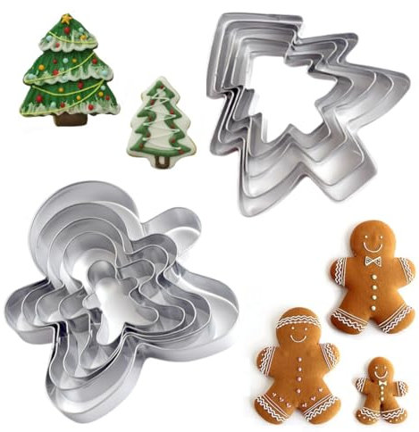 HSKRKOW 1 Pièces emporte piece noel，emporte piece bonhomme，emporte piece biscuit,emporte piece patisserie noel