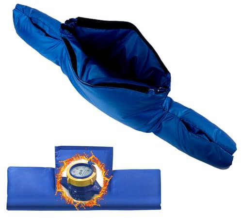 Wasserzähler Isolierabdeckung, 55x25cm Isolierte Abdeckung für Wasserzähler Universal Wasseruhr Frostsicher Abdeckung, Abnehmbare Isolierabdeckung des Wasserzählers