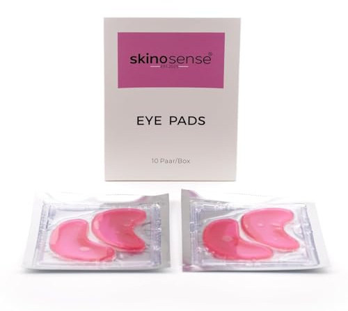 Skinosense® 10 pares de almohadillas antiedad para los ojos, con ácido hialurónico y colágeno, reduce las ojeras y líneas finas, hidratantes para ojos radiantes, para todo tipo de piel