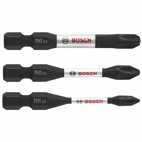 BOSCH ITDPHV203-3 pc. Driven 2 in. Impact Phillips® Power Bit Set