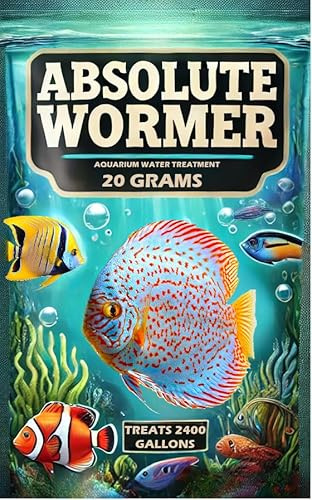 Absolute Wormer Plus - Anti-Parasitic Fish Medication - Flubendazole for Fish with parasites and Flukes (20 Grams)