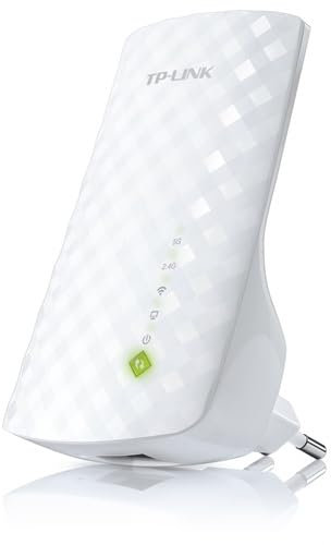 Repetidor WiFi 750 Mbps AC750, Mejora la Cobertura de Red y Elimina Zonas muertas en el hogar o la Oficina.